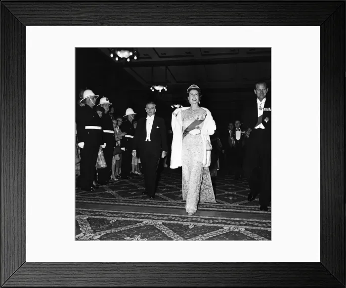 Framed Print : Queen Elizabeth II during her visit to Canada. The Queen Framed Print : Queen Elizabeth II during her visit to Canada. The Queen