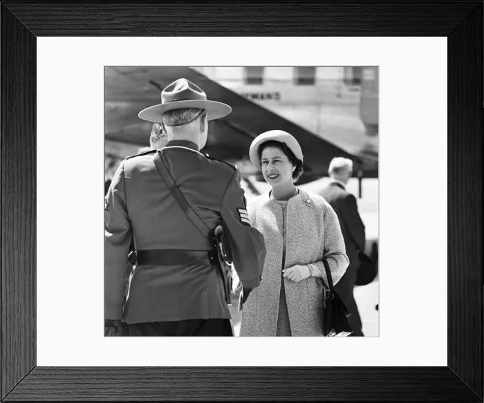 Framed Print : Queen Elizabeth II during her visit to Canada, in June 1959 Framed Print : Queen Elizabeth II during her visit to Canada, in June 1959