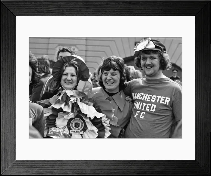 Framed Print : Southampton 1-0 Manchester United. FA Cup Final 1976. Wembley Stadium Framed Print : Southampton 1-0 Manchester United. FA Cup Final 1976. Wembley Stadium