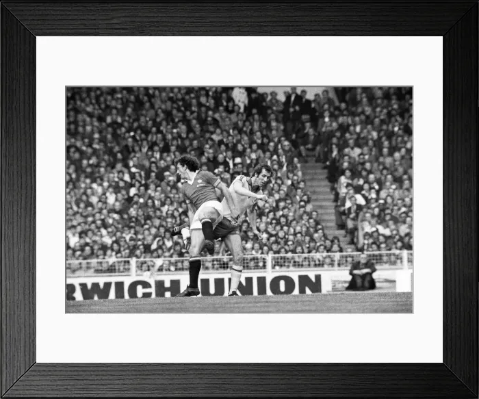 Framed Print : Southampton 1-0 Manchester United. FA Cup Final 1976. Wembley Stadium Framed Print : Southampton 1-0 Manchester United. FA Cup Final 1976. Wembley Stadium