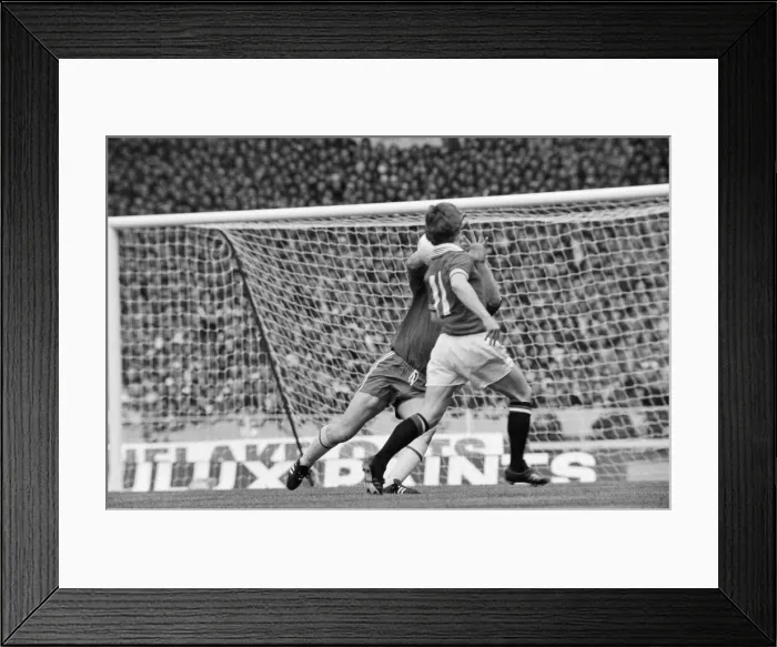 Framed Print : Southampton 1-0 Manchester United. FA Cup Final 1976. Wembley Stadium Framed Print : Southampton 1-0 Manchester United. FA Cup Final 1976. Wembley Stadium