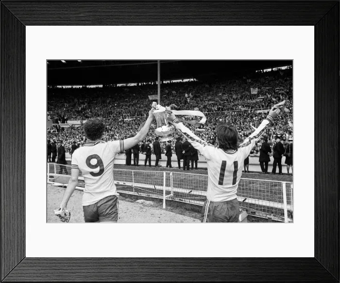 Framed Print : Southampton 1-0 Manchester United. FA Cup Final 1976. Wembley Stadium Framed Print : Southampton 1-0 Manchester United. FA Cup Final 1976. Wembley Stadium