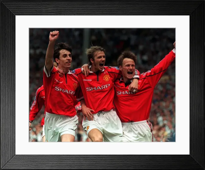 Framed Print : FA Cup Final at Wembley Stadium. Manchester United 2 v Newcastle United 0 Framed Print : FA Cup Final at Wembley Stadium. Manchester United 2 v Newcastle United 0