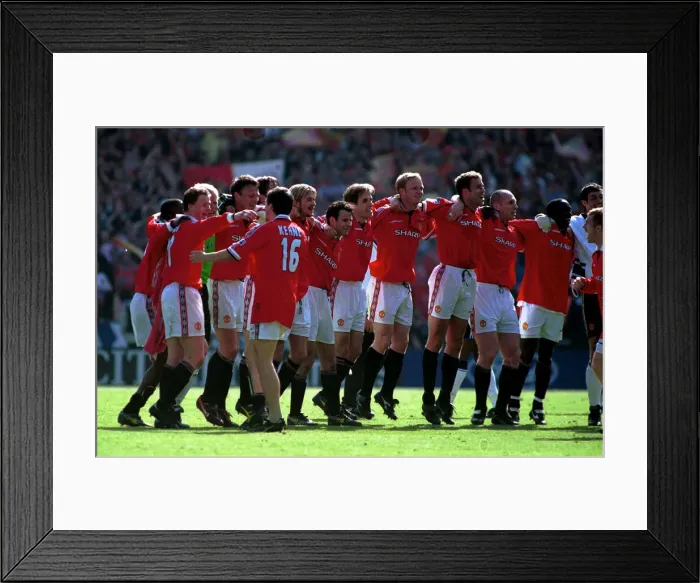 Framed Print : FA Cup Final at Wembley Stadium. Manchester United 2 v Newcastle United 0 Framed Print : FA Cup Final at Wembley Stadium. Manchester United 2 v Newcastle United 0