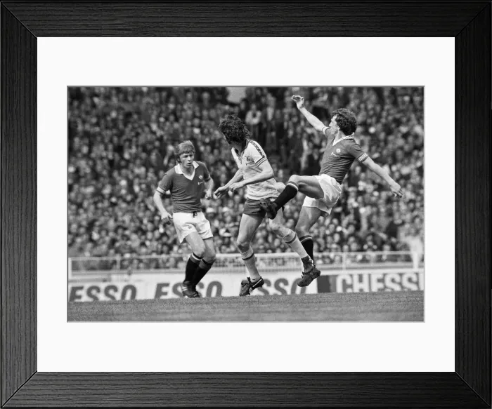 Framed Print : Southampton 1-0 Manchester United. FA Cup Final 1976. Wembley Stadium Framed Print : Southampton 1-0 Manchester United. FA Cup Final 1976. Wembley Stadium