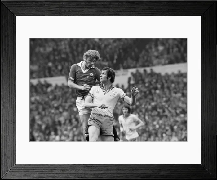 Framed Print : Southampton 1-0 Manchester United. FA Cup Final 1976. Wembley Stadium Framed Print : Southampton 1-0 Manchester United. FA Cup Final 1976. Wembley Stadium