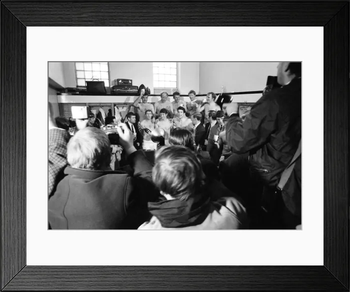 Framed Print : Newcastle Utd v Manchester City 11th May 1968 League Division One Match at St Framed Print : Newcastle Utd v Manchester City 11th May 1968 League Division One Match at St