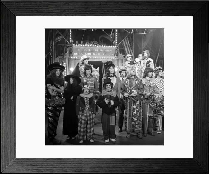Framed Print : John Lennon and Yoko Ono were among the guest celebrities at the Rolling Stones Rock Framed Print : John Lennon and Yoko Ono were among the guest celebrities at the Rolling Stones Rock