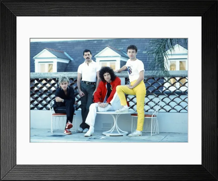 Framed Print : Queen, the rock band Freddie Mercury, Brian May, Roger Taylor Framed Print : Queen, the rock band Freddie Mercury, Brian May, Roger Taylor