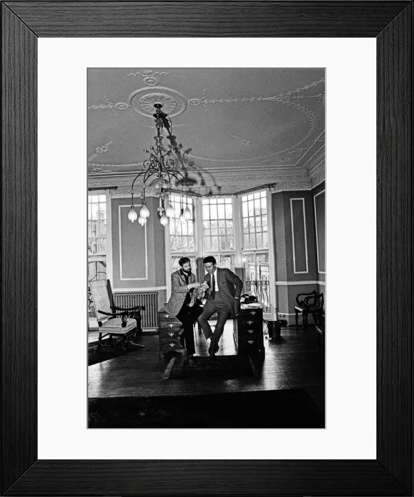 Framed Print : Ray Galton and Alan Simpson on tour for new ideas, and also for possible next Steptoe Framed Print : Ray Galton and Alan Simpson on tour for new ideas, and also for possible next Steptoe