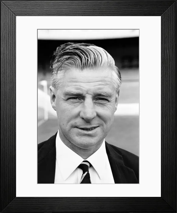 Framed Print : Ted Bates, Southampton FC, August 1964