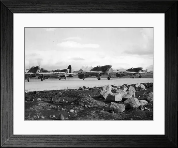 Framed Print : Series display phases of activities of the RAF in Iceland Framed Print : Series display phases of activities of the RAF in Iceland