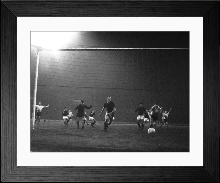 Framed Print : Chelsea versus Barcelona in the Fairs Cup 1966 Framed Print : Chelsea versus Barcelona in the Fairs Cup 1966