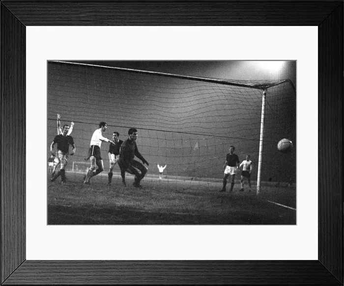 Framed Print : Chelsea versus Barcelona in the Fairs Cup 1966 Framed Print : Chelsea versus Barcelona in the Fairs Cup 1966