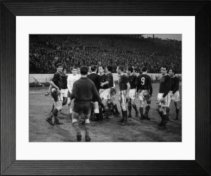 Framed Print : Chelsea versus Barcelona in the Fairs Cup 1966 Framed Print : Chelsea versus Barcelona in the Fairs Cup 1966