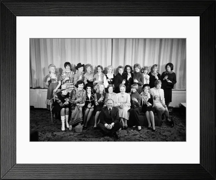 Framed Print : Twenty of the leading ladies from the play The Mousetrap
