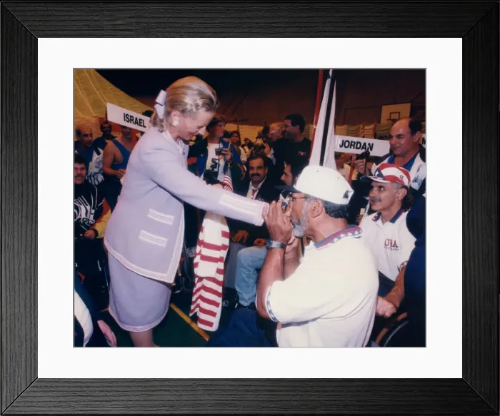 Framed Print : The Prince and Princess Michael of Kent Princess Michael of Kent was in the region