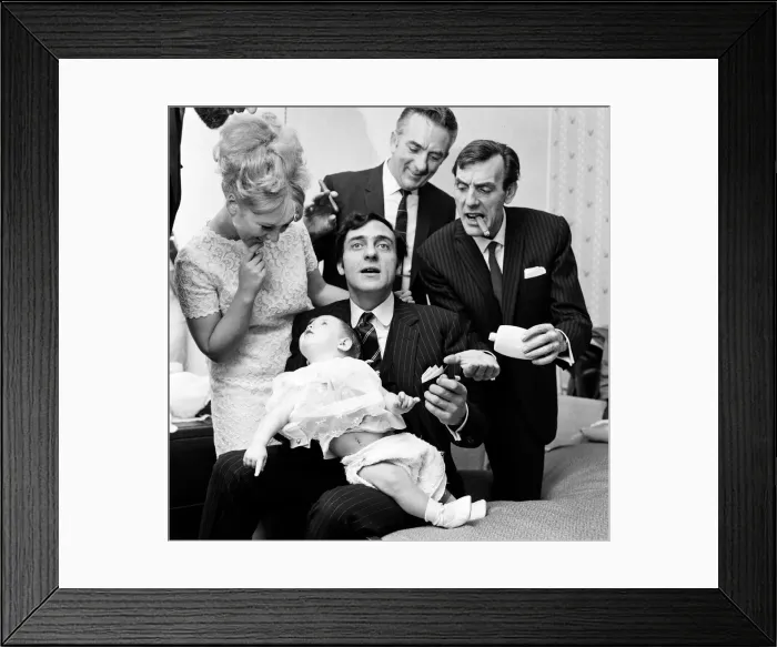 Framed Print : It was a day for the christening of 7 month old Kathleen Donohue at Shepperton Parish