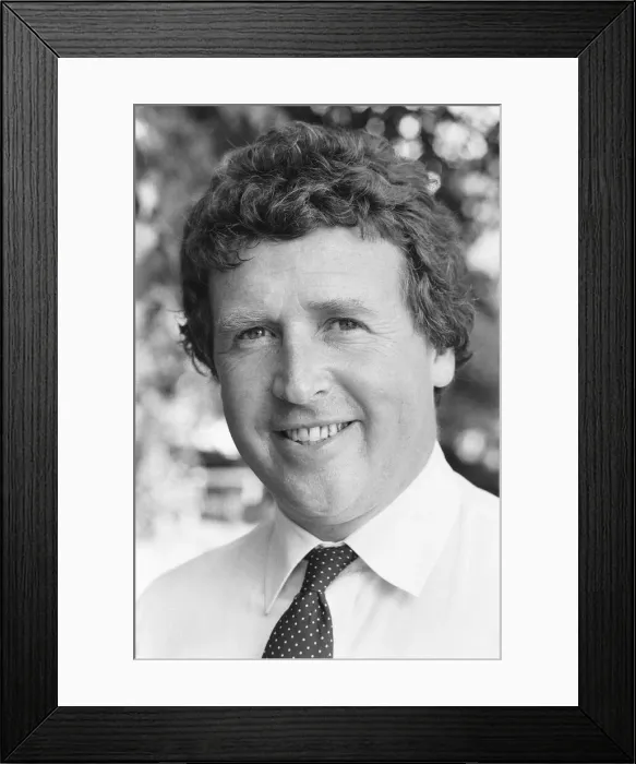 Framed Print : James Whitaker the Daily Mirrors Royal Correspondent 9th September 1982 Framed Print : James Whitaker the Daily Mirrors Royal Correspondent 9th September 1982