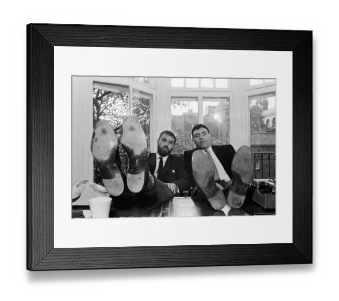 Framed Print : A couple of nice xany characters are Ray Galton (beard) and Alan Simpson Framed Print : A couple of nice xany characters are Ray Galton (beard) and Alan Simpson