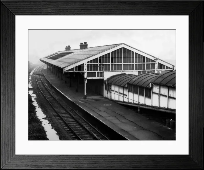 Framed Print : Felling Railway Station on 15th January 1969 Framed Print : Felling Railway Station on 15th January 1969