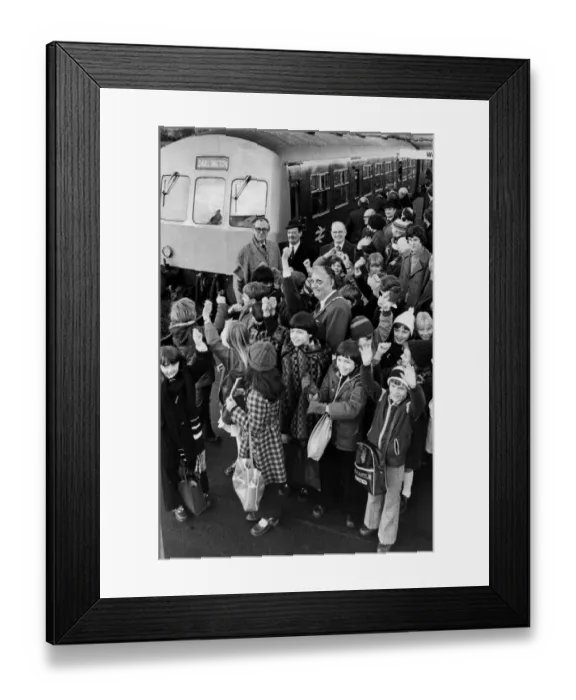 Framed Print : Councillor Joe Conlow, (front), Mayor of Newton Aycliffe