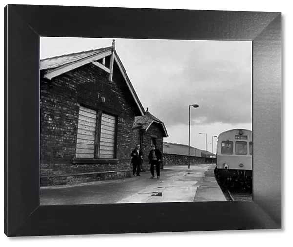 A general view of the now disused Carville Railway Station in Wallsend on 18th April 1973