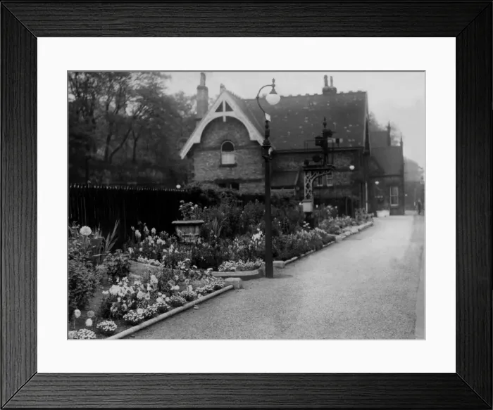 Framed Print : A general view of Jesmond Railway Station on 7th October 1948 which was awarded first Framed Print : A general view of Jesmond Railway Station on 7th October 1948 which was awarded first