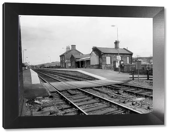 Haydon Bridge Railway Station in Northumberland on 29th April 1980