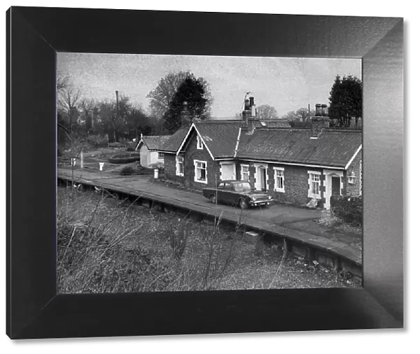 The trains no longer run, the railway track is gone, but Kirkandrews Railway Station
