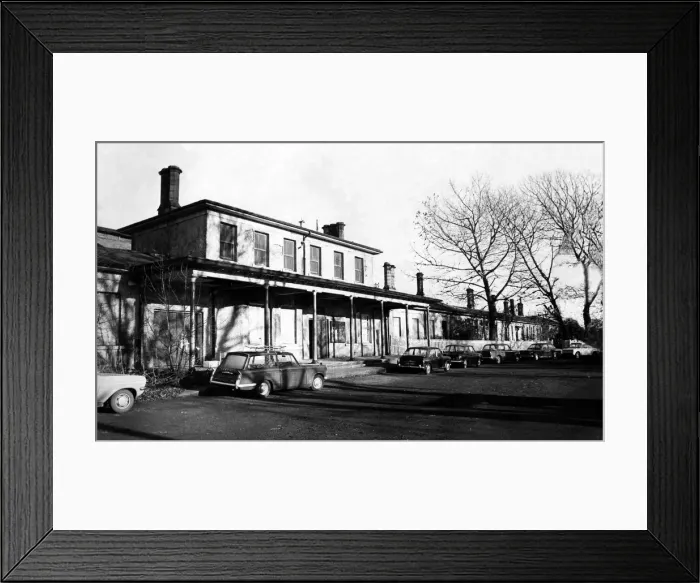 Framed Print : The exterior of the first railway station in the world which is the North Road Railway