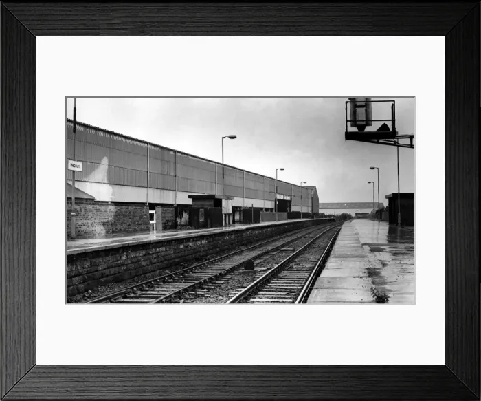 Framed Print : Deserted Hebburn Railway Station on 1st August 1979 Framed Print : Deserted Hebburn Railway Station on 1st August 1979