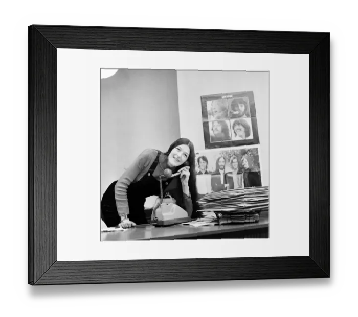 Framed Print : Freda Kelly, 26, The Beatles Official Fan Club Secretary