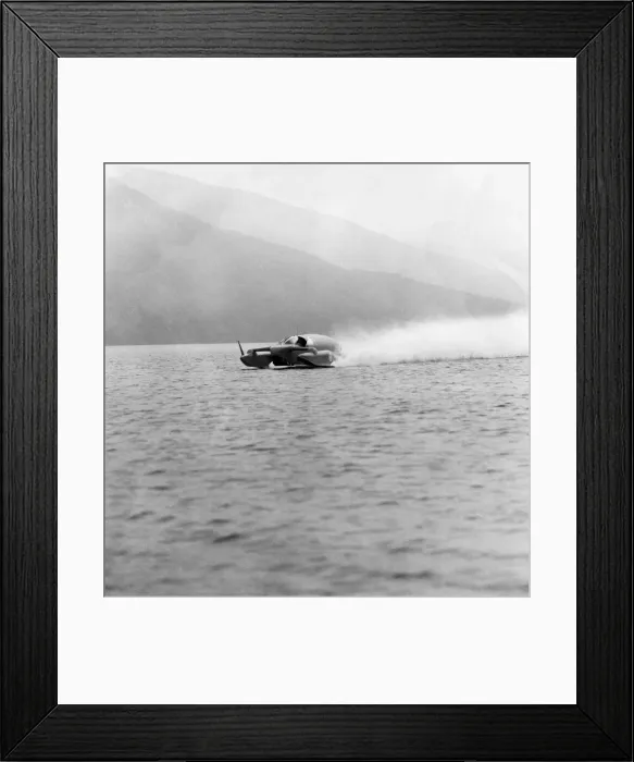 Framed Print : Donald Campbell, at Lake Coniston, 4th October 1956. It was revealed today Framed Print : Donald Campbell, at Lake Coniston, 4th October 1956. It was revealed today