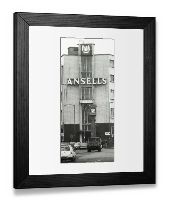 Framed Print : Ansells Brewery at Aston Cross, Birmingham. 8th May, 1978 Framed Print : Ansells Brewery at Aston Cross, Birmingham. 8th May, 1978