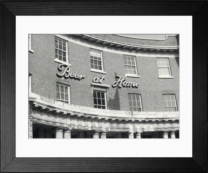 Framed Print : Davenports Brewery head-quarters in Bath Row, Birmingham. 30th September, 1985 Framed Print : Davenports Brewery head-quarters in Bath Row, Birmingham. 30th September, 1985