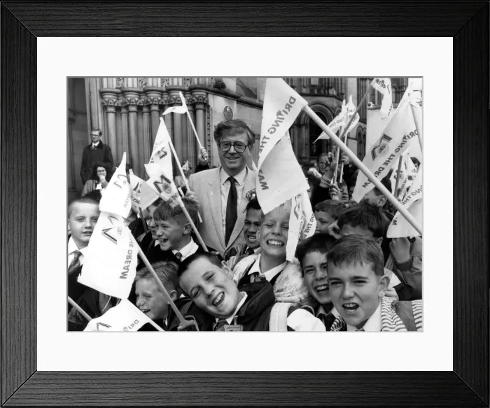Framed Print : Manchester Olympic Bid for the 1996 Games, September 1990 Framed Print : Manchester Olympic Bid for the 1996 Games, September 1990