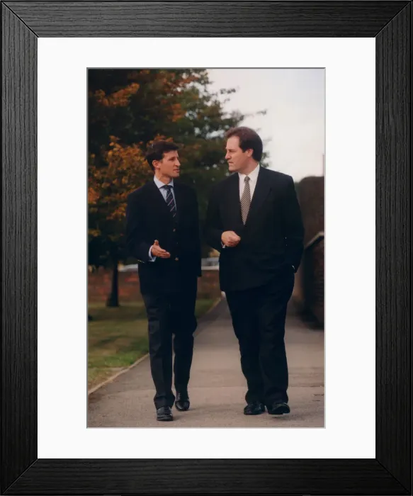 Framed Print : Lord Sebastian Coe Sebastian Coe chats to pupils Framed Print : Lord Sebastian Coe Sebastian Coe chats to pupils