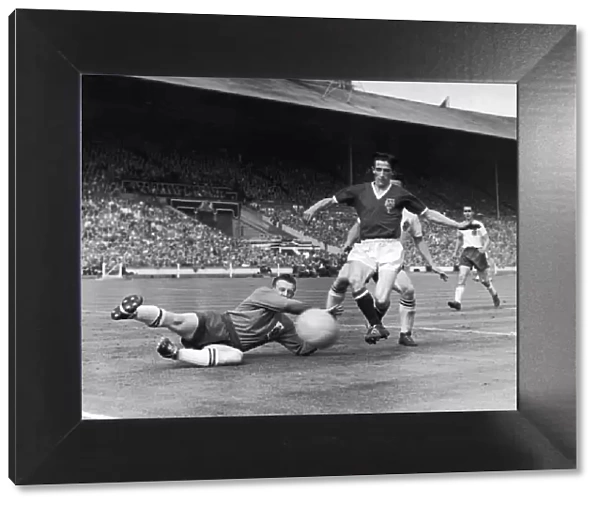 1958 FA Cup Final at Wembley Stadium. Bolton Wanderers 2 v Manchester United 0