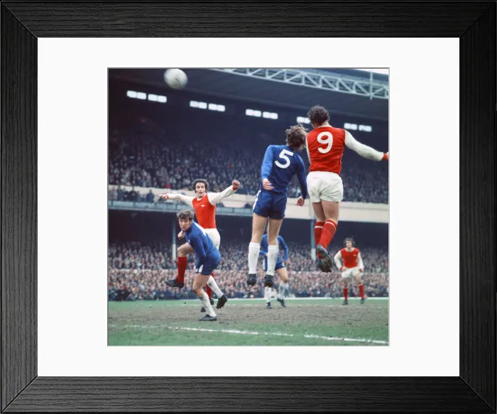 Framed Print : Arsenal Double winning season 1970 - 1971. English League Division One match Framed Print : Arsenal Double winning season 1970 - 1971. English League Division One match
