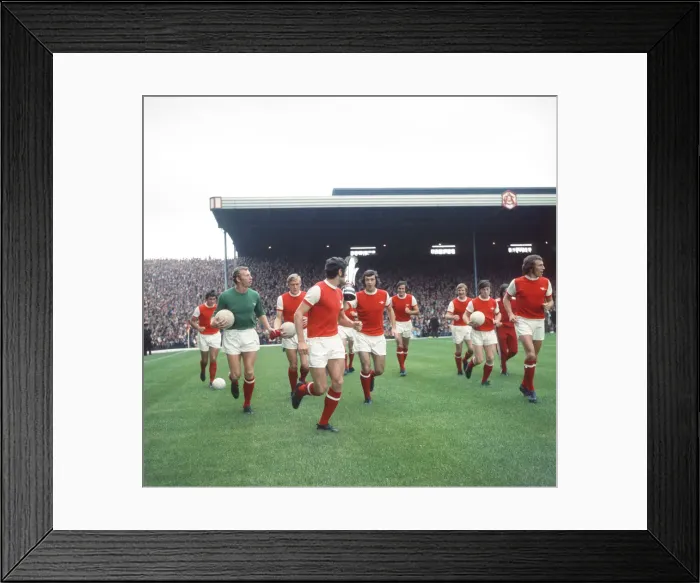 Framed Print : Arsenal Double winning season 1970 - 1971. English League Division One match Framed Print : Arsenal Double winning season 1970 - 1971. English League Division One match