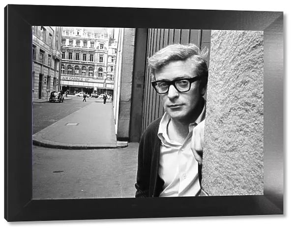 Actor Michael Caine pictured in the centre of London in July 1964