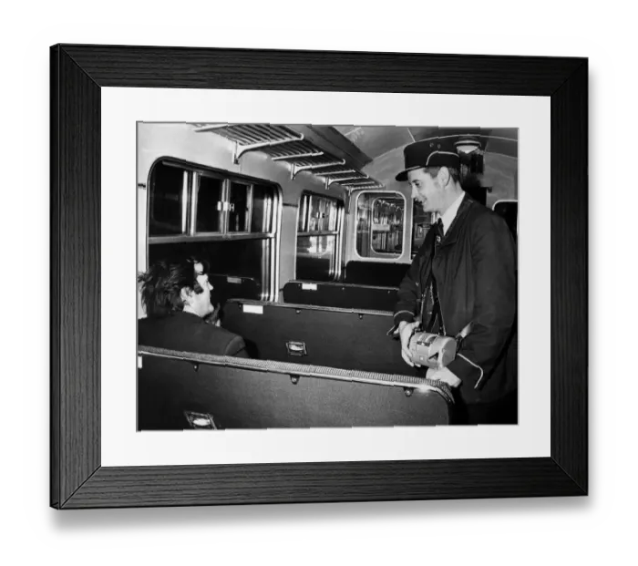 Framed Print : It may be thought that a rail collector-guard is likely to have a low milage Framed Print : It may be thought that a rail collector-guard is likely to have a low milage