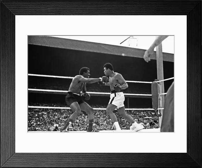 Framed Print : Boxing match between Muhammad Ali and Al Blue'Lewis, held at Croke Park Framed Print : Boxing match between Muhammad Ali and Al Blue'Lewis, held at Croke Park
