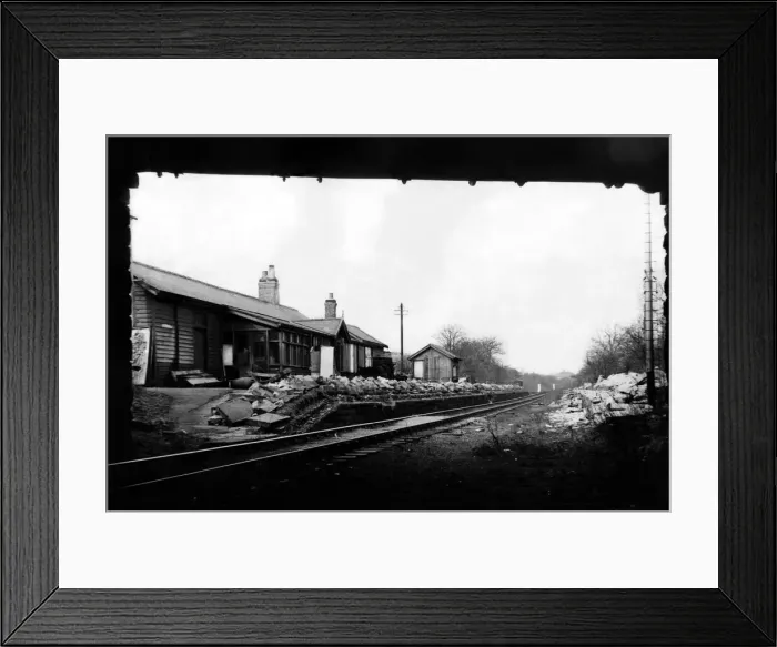Framed Print : West Gosforth, the forgotten railway station on 20th March 1965 Framed Print : West Gosforth, the forgotten railway station on 20th March 1965