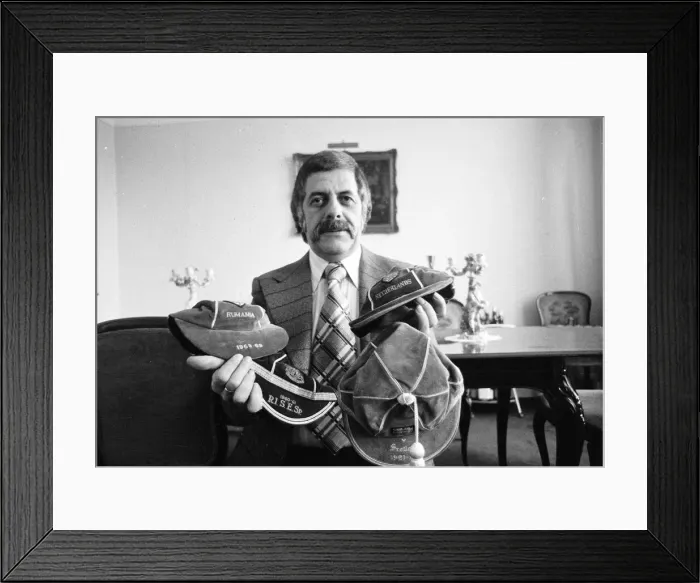 Framed Print : Morris Keaton, Businessman & Spurs Superfan, 4th January 1975 Framed Print : Morris Keaton, Businessman & Spurs Superfan, 4th January 1975
