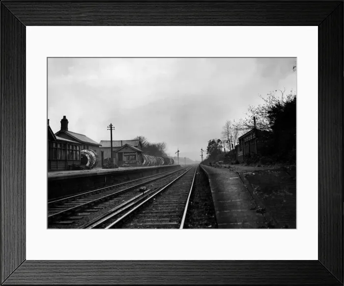 Framed Print : A general view of the deserted West Gosforth Railway Station Framed Print : A general view of the deserted West Gosforth Railway Station