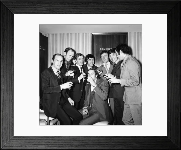 Framed Print : Morris Keaton (not pictured) Businessman & Spurs Fan, throws a party at the Hilton Hotel