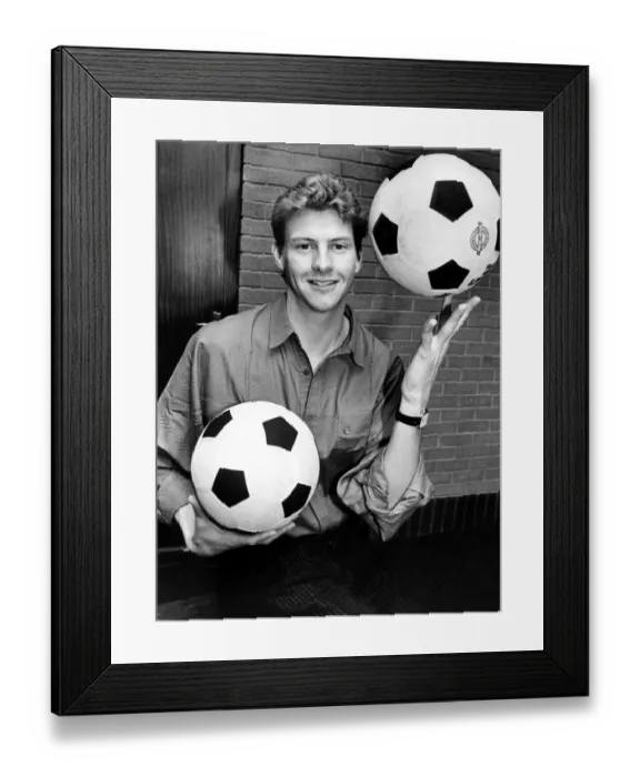 Framed Print : Athlete Steve Cram Steve Cram reveals plans for a charity football match