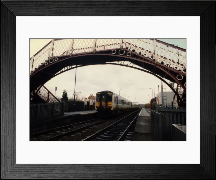 Framed Print : A general view of Prudhoe Railway Station on the Newcastle to Carlisle line on 26th May Framed Print : A general view of Prudhoe Railway Station on the Newcastle to Carlisle line on 26th May